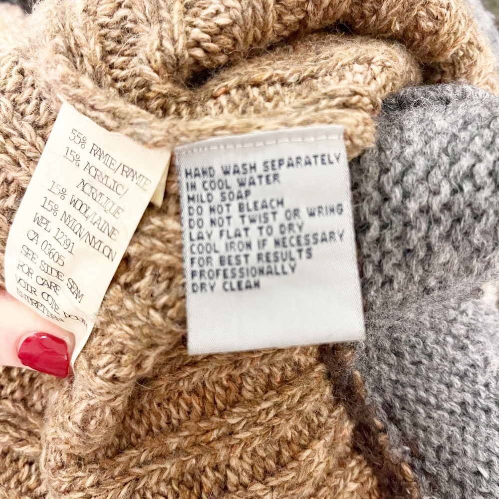 Northern Isles Patchwork Cardigan Patch Pocket Grannie Size Medium - Picture 10 of 11